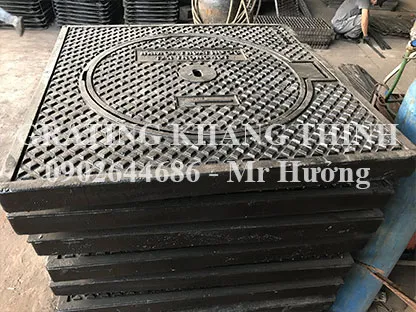Nắp hố ga khung dương nắp tròn